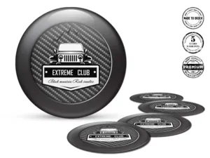 Wheel badges Tunning Edition Premium Rim Stickers